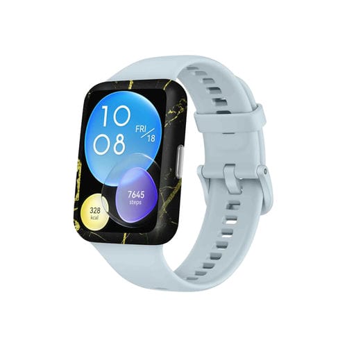Huawei_Watch Fit 2_Graphite_Gold_Marble_1